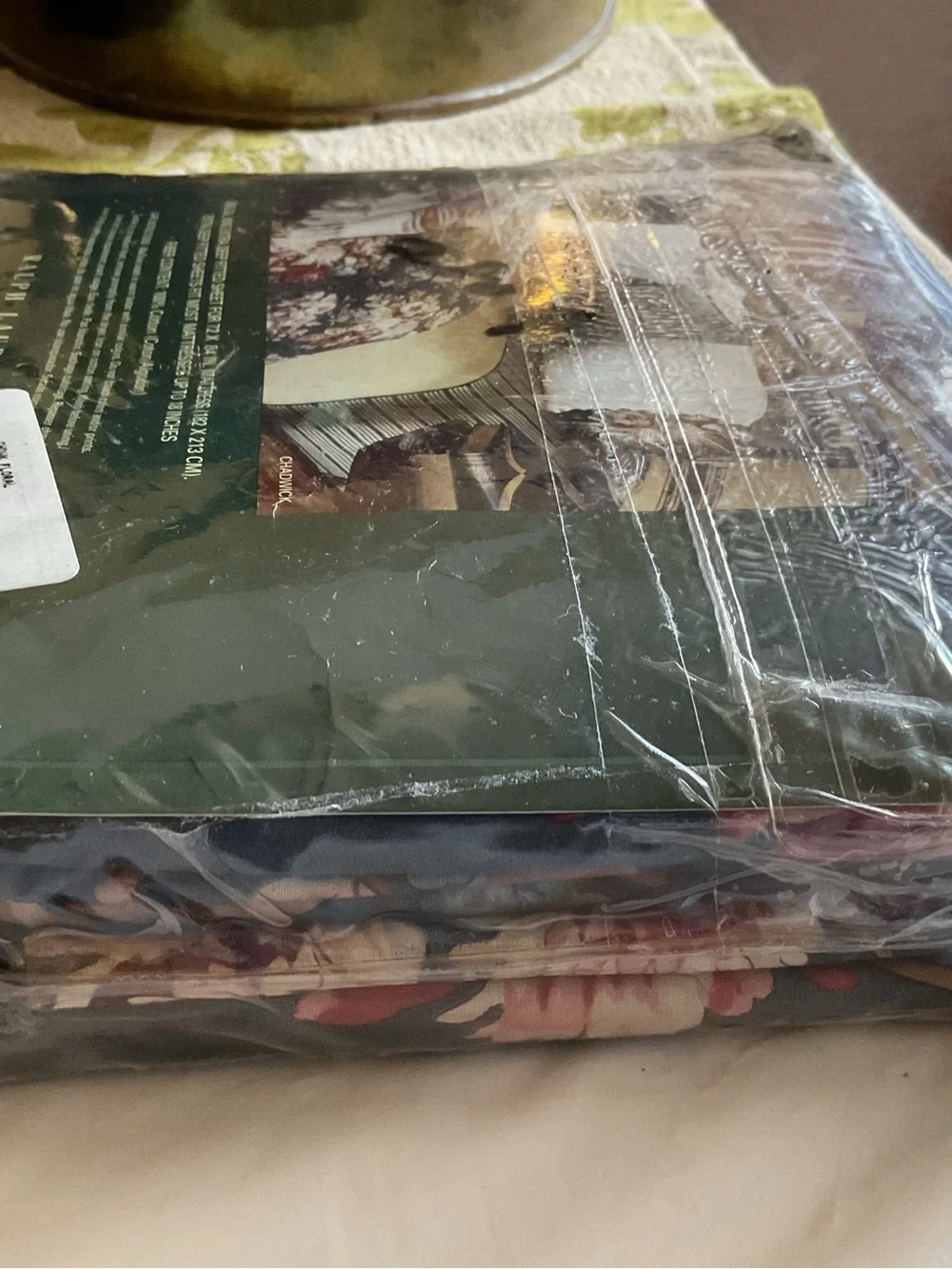 Ralph Lauren Chadwick Floral CAL KING Fitted Sheet -Vintage, Rare! Italy, USA